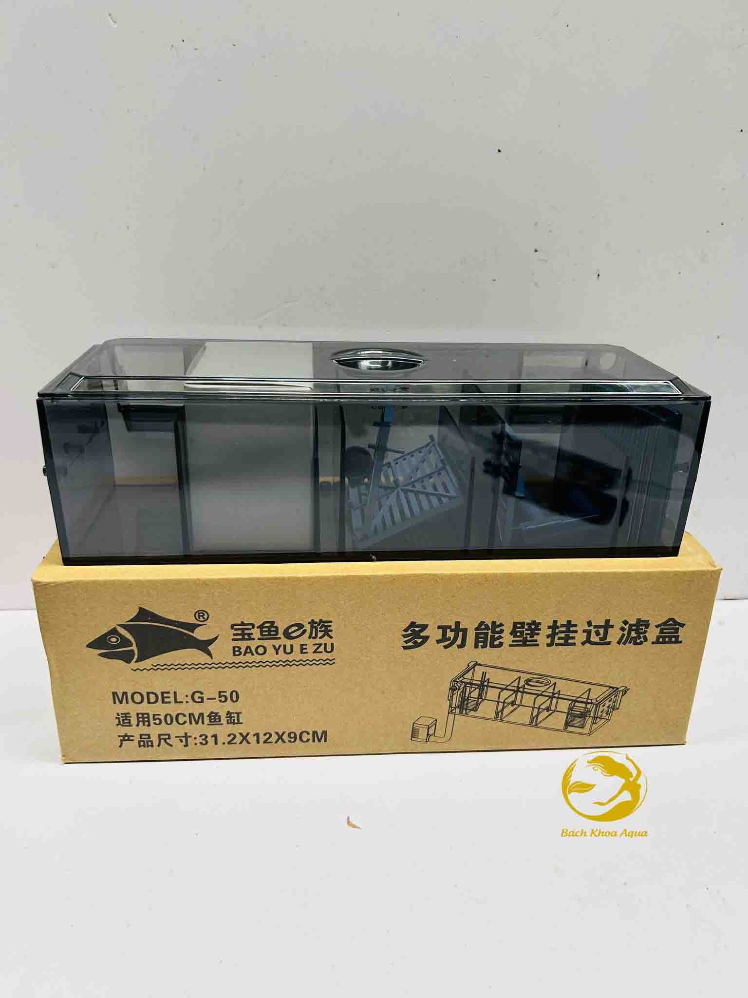 Lọc tràn Baoyu có sẵn máy bơm G-30 / G-50 / G-60